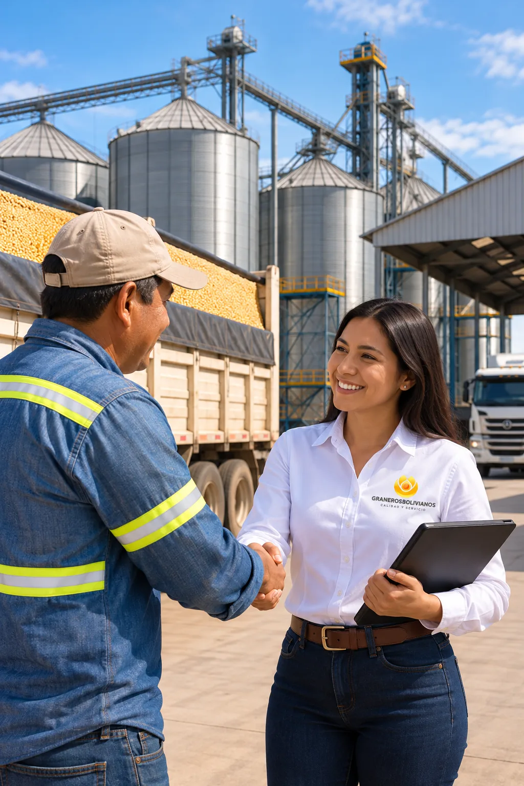 Acuerdo comercial de GRANEROSBOLIVIANOS S.R.L. en centro de acopio de granos